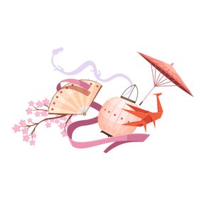 樱花素材春天背景粉色日本