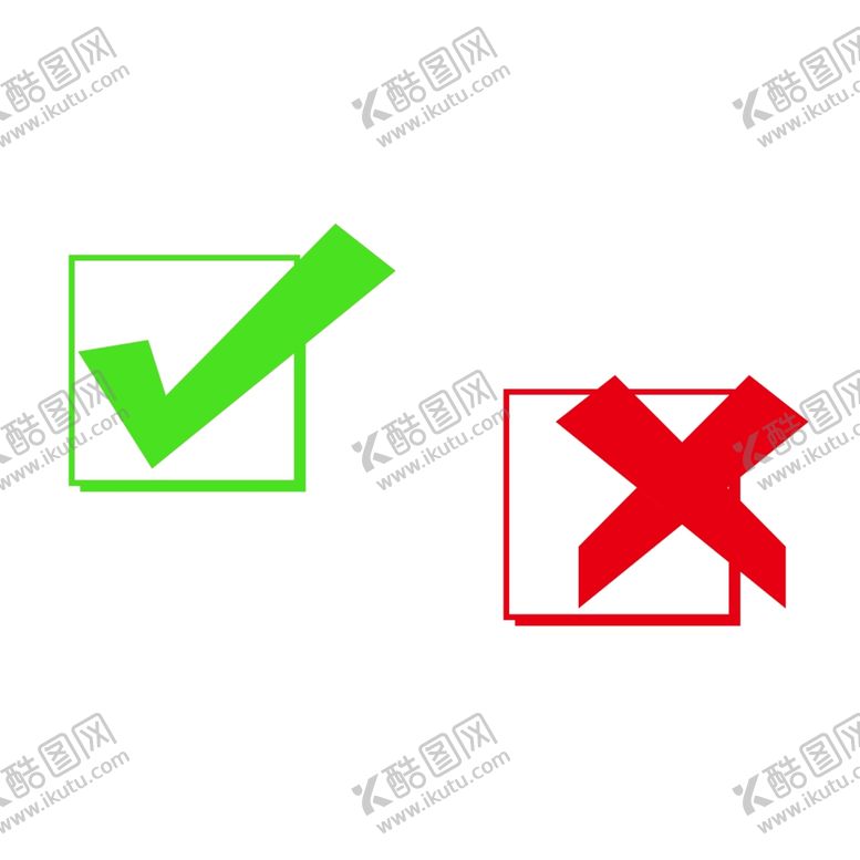 编号：23691102121943097995【酷图网】源文件下载-卡通手绘对错符号