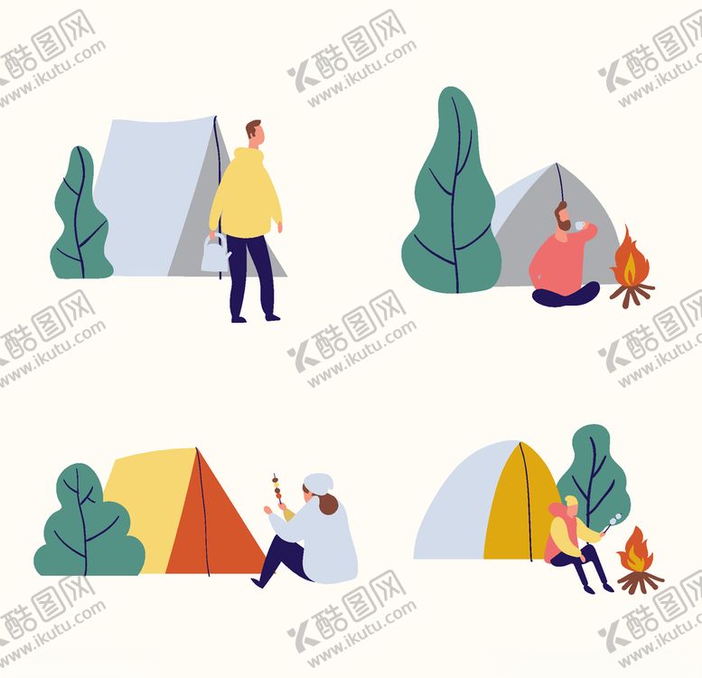 编号：77271009151754013420【酷图网】源文件下载-露营