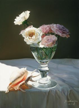 花卉静物油画