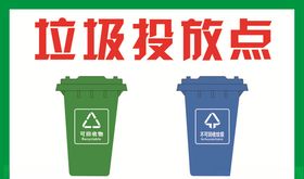 垃圾分类集中投放点