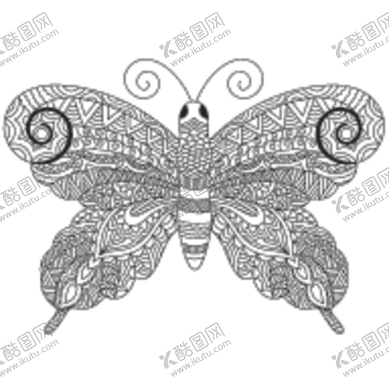 编号：98765209200628133835【酷图网】源文件下载-黑白简笔画