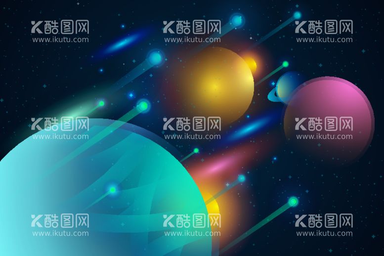 编号：51696312191316469317【酷图网】源文件下载-星球背景