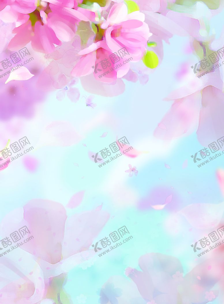 编号：25491609221200089380【酷图网】源文件下载-粉色春天背景
