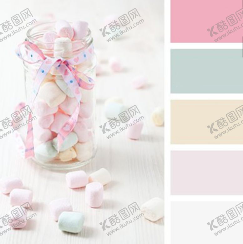 编号：43998810211817129179【酷图网】源文件下载-棉花糖配色板