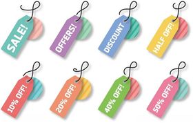 多彩时尚吊牌展示