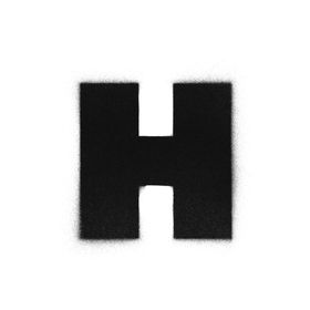 创意水墨字母
