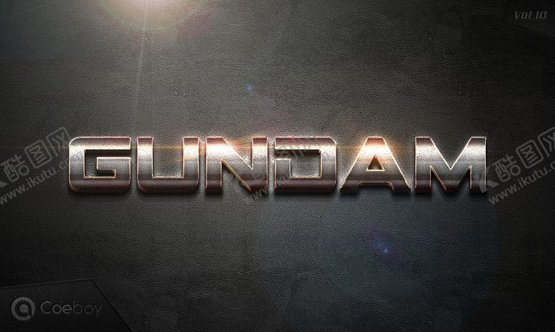 编号：65342509221627116350【酷图网】源文件下载-特级质感金属特效字