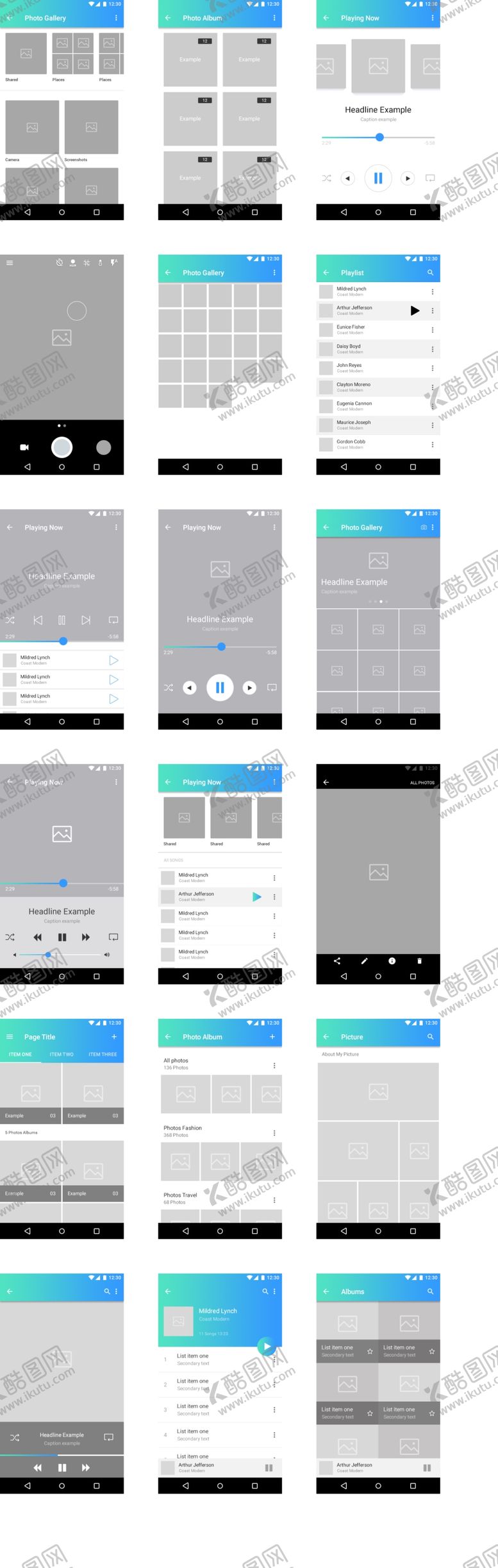 编号：66982609141849417260【酷图网】源文件下载-简约时尚网页布局