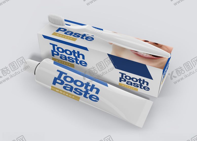 编号：24965409111358524603【酷图网】源文件下载-牙膏包装贴图样机