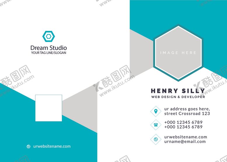 编号：91199906170700285953【酷图网】源文件下载-矢量名片模板