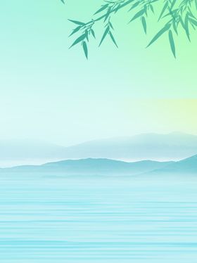 水墨画图片山水风景中国风书墙绘古典背海报素材