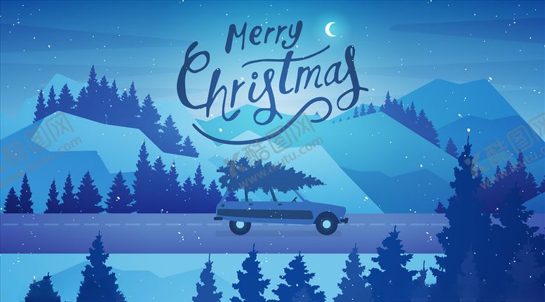 编号：88927309221857492186【酷图网】源文件下载-圣诞节夜景