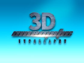 3D立体字