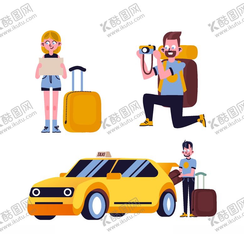 编号：68813207070454332953【酷图网】源文件下载-旅客游客