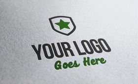 标志样机办公室VI应用智能贴图