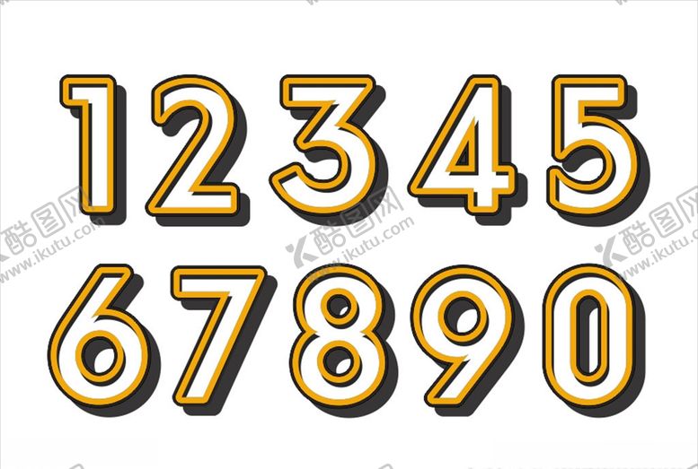 编号：25533810251430545597【酷图网】源文件下载-立体数字