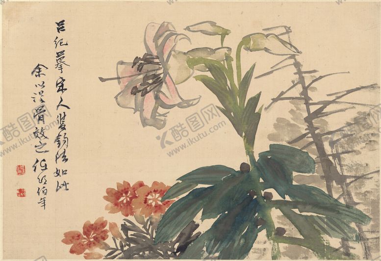 编号：25499909200626129833【酷图网】源文件下载-花卉十二开