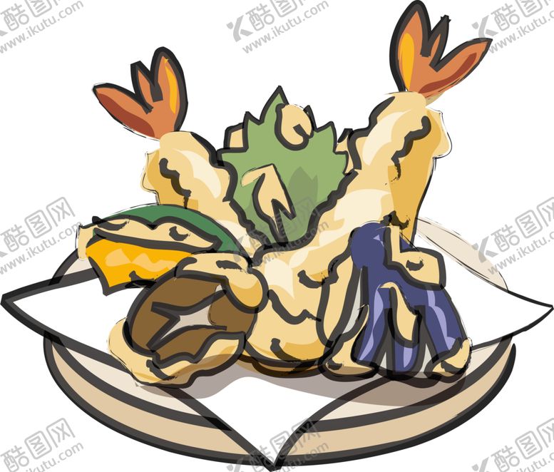 编号：26168601121654422194【酷图网】源文件下载-食品插画