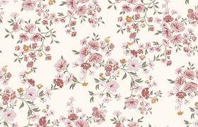 粉色花卉图案背景