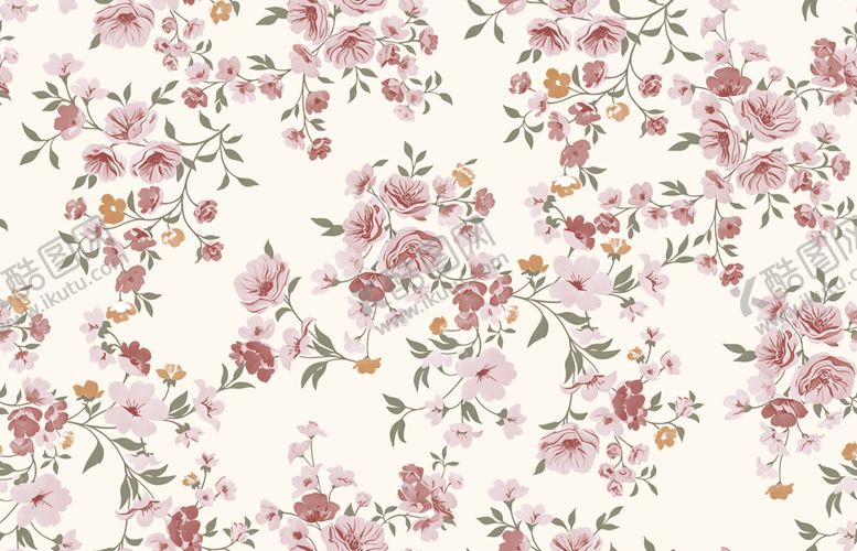 编号：13818804031046389185【酷图网】源文件下载-粉色花卉图案背景