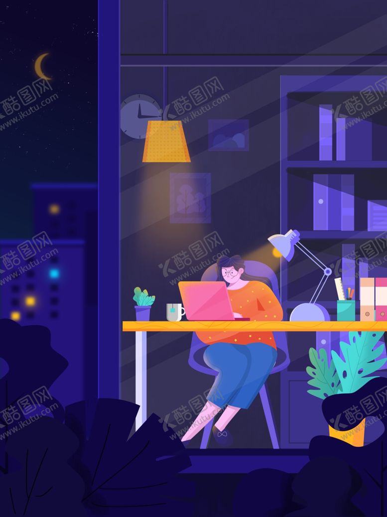 编号：72472204300308412236【酷图网】源文件下载-创意卡通插画图案