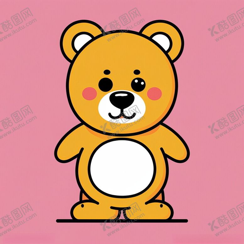 编号：11855402160545382306【酷图网】源文件下载-可爱小熊图