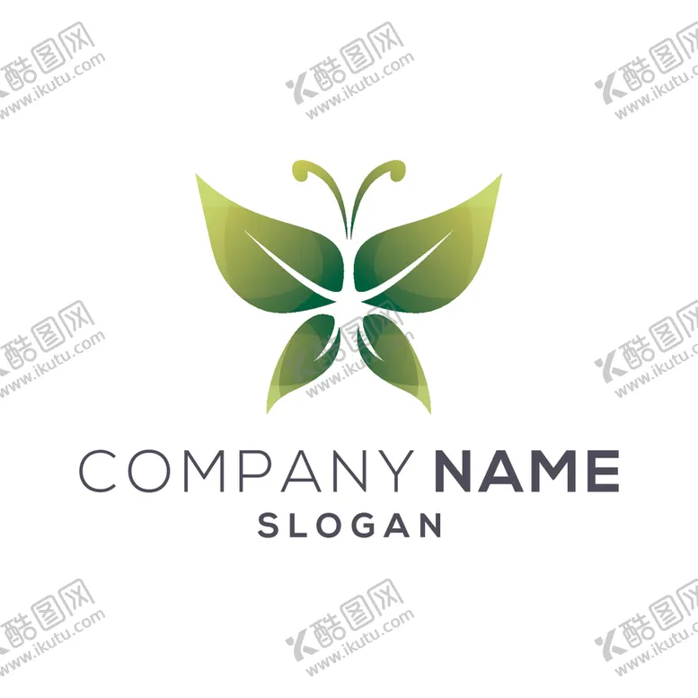 编号：66836107032311307039【酷图网】源文件下载-蝴蝶logo