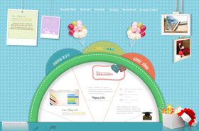 网页展示3D立体场景展示相框