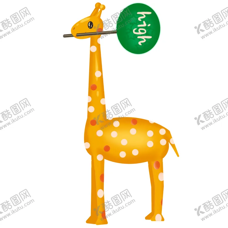 编号：38425605021239554586【酷图网】源文件下载-卡通长颈鹿