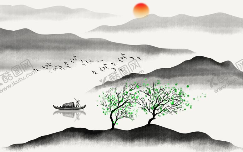 编号：34055606180057473158【酷图网】源文件下载-山水画