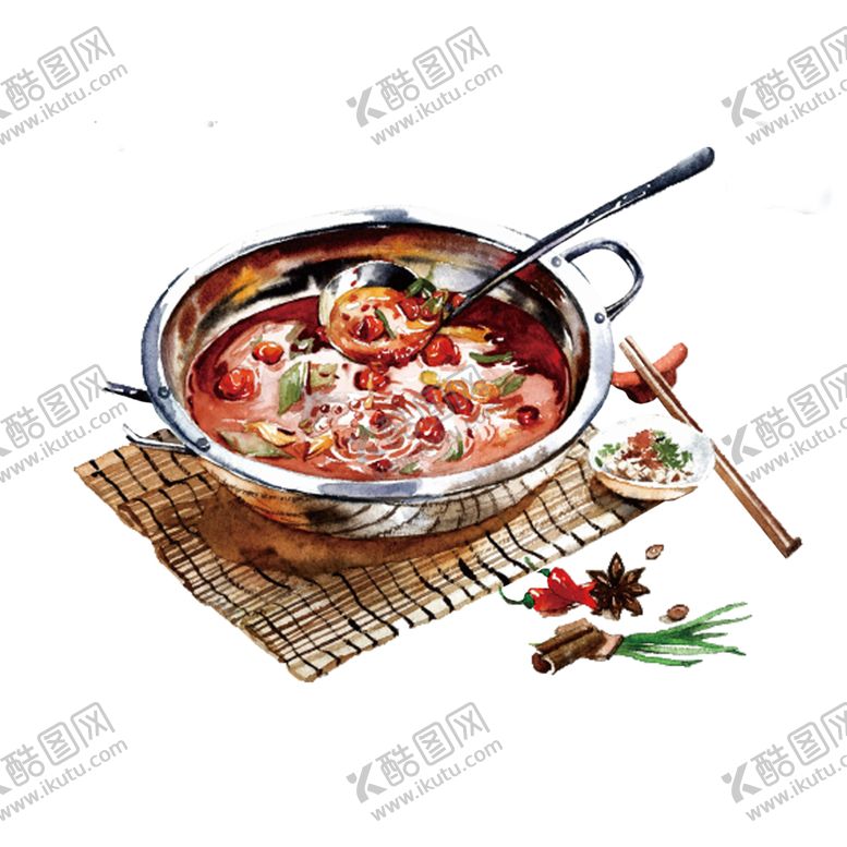 编号：99498504301320248372【酷图网】源文件下载-手绘火锅