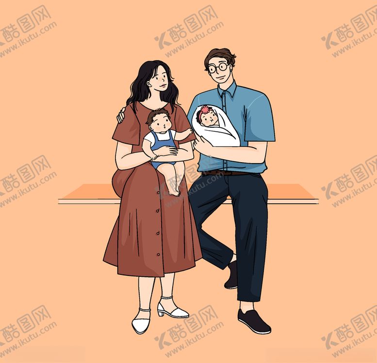 编号：78606607130810432708【酷图网】源文件下载-小清新人物男女插画