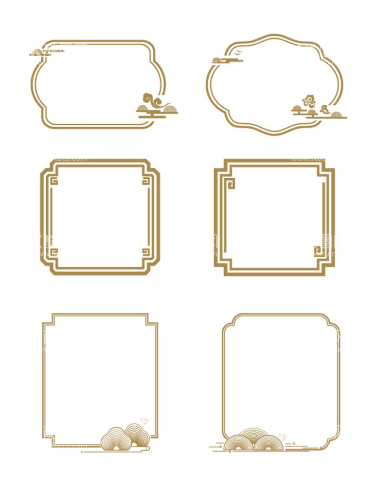 编号：97302509180339068675【酷图网】源文件下载-传统标签边框