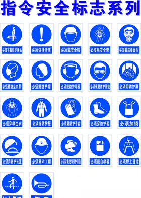 指令安全标志指示牌系列
