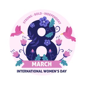 三八妇女节海报生日