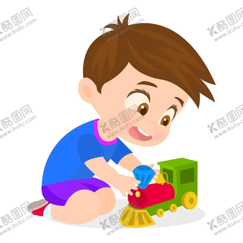 编号：09345109300328335721【酷图网】源文件下载-矢量手绘儿童