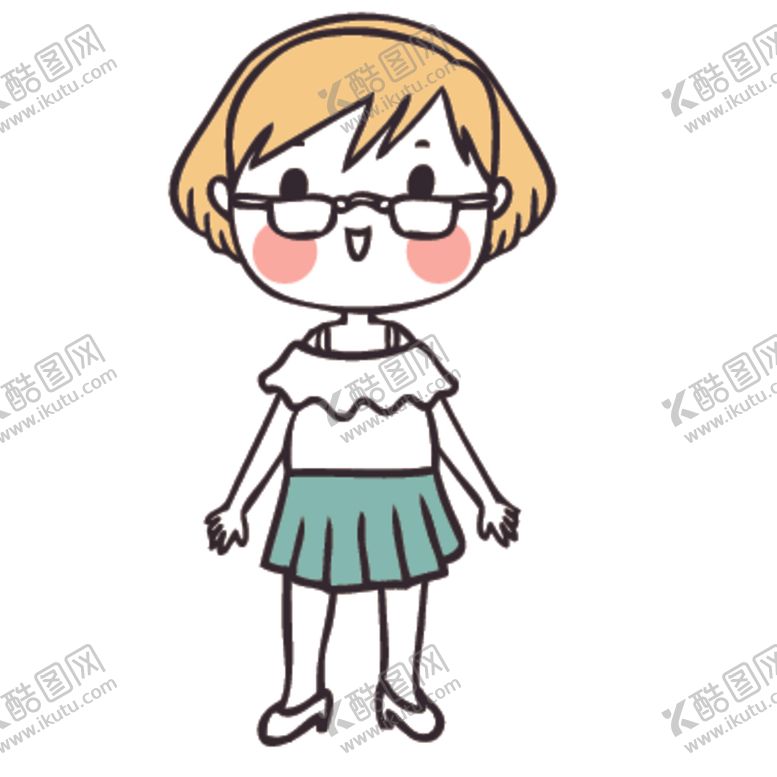 编号：96268709110323206012【酷图网】源文件下载-可爱人物形象插画