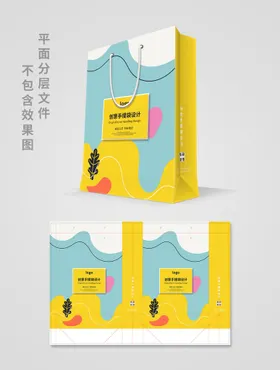 手提袋简约地产服装纸
