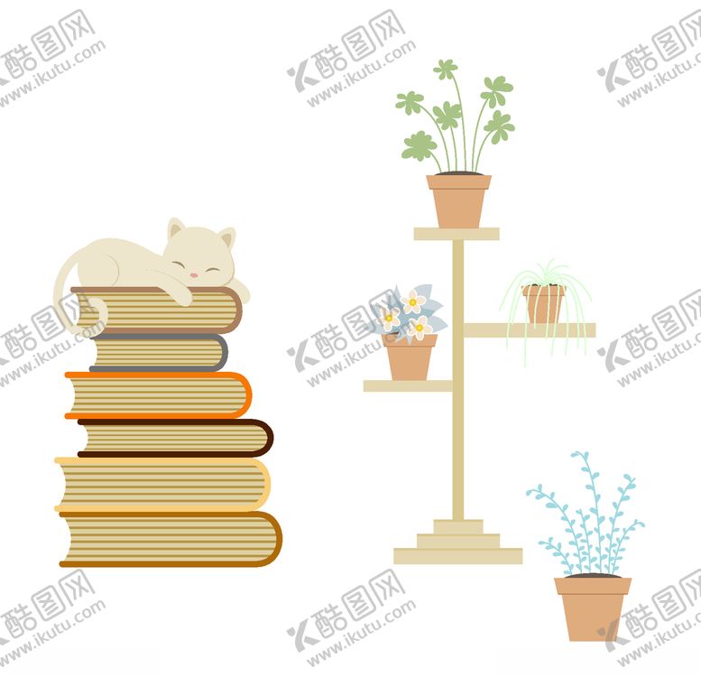 编号：11633909232239392707【酷图网】源文件下载-矢量猫咪