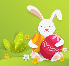 彩蛋AI矢量图复活节AI设计素材卡通