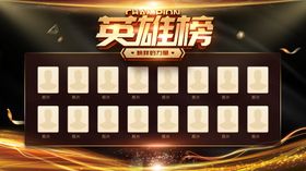 销售业绩榜