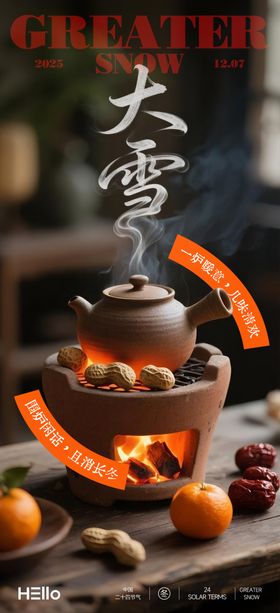 大雪一炉暖意海报