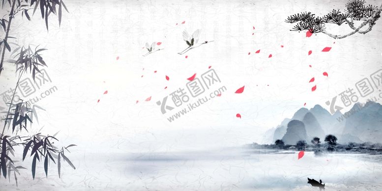 编号：85174910011640442769【酷图网】源文件下载-水墨背景