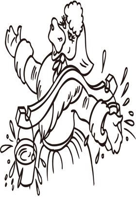 卡通画少儿涂鸦幼儿绘描绘