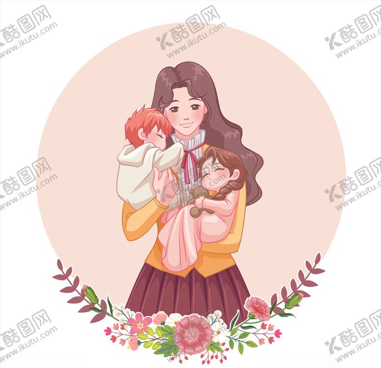 编号：95030906302134255823【酷图网】源文件下载-母女