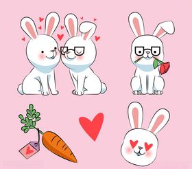 可爱白兔设计