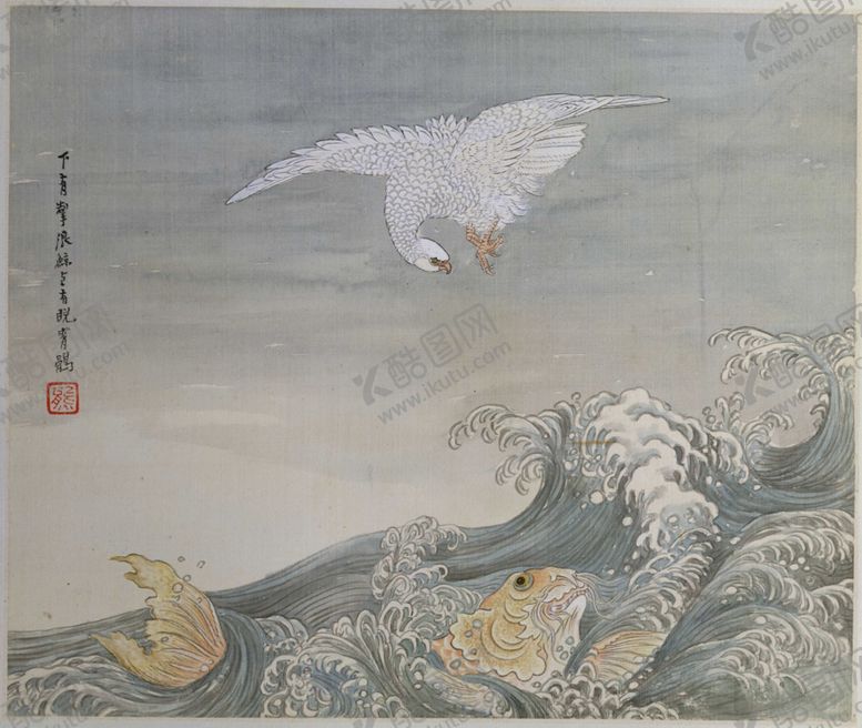 编号：65459006301945216774【酷图网】源文件下载-任熊植物山水风景画