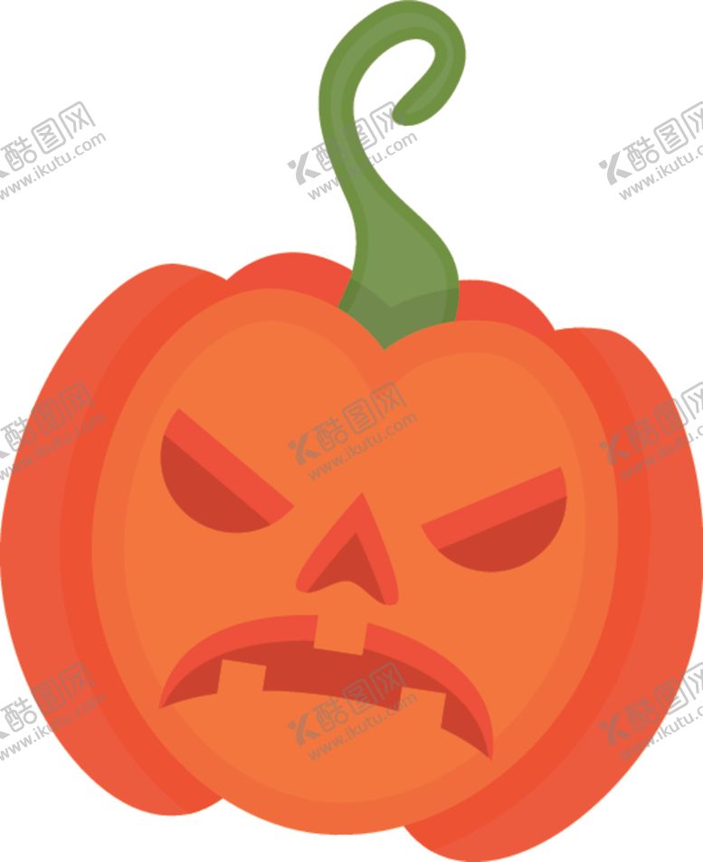 编号：86977501170913161831【酷图网】源文件下载-卡通简约万圣节南瓜图