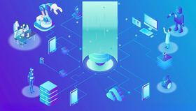 AI人工智能科技海报背景